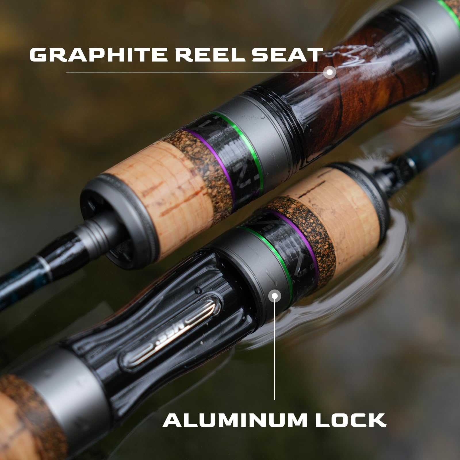 Amazon.com : HANDING Magic L BFS Rod Ultra Light Fishing Rod 5'6'' Baitcaster  Rod for Larger Trout Crappie White Bass Perch Smallmouth : Sports & Outdoors
