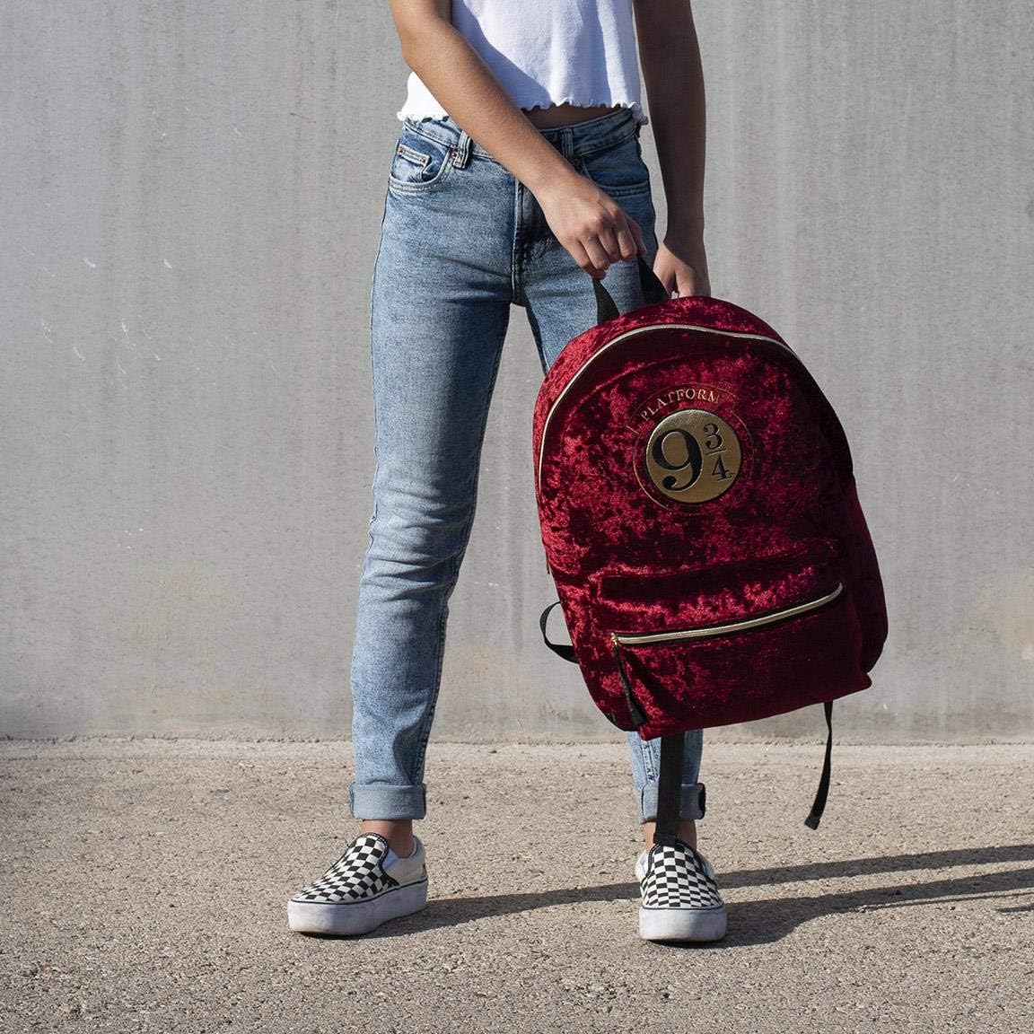 CERDÁ LIFE'S LITTLE MOMENTS Harry Potter Backpack, red, 40, backpack casual velvet
