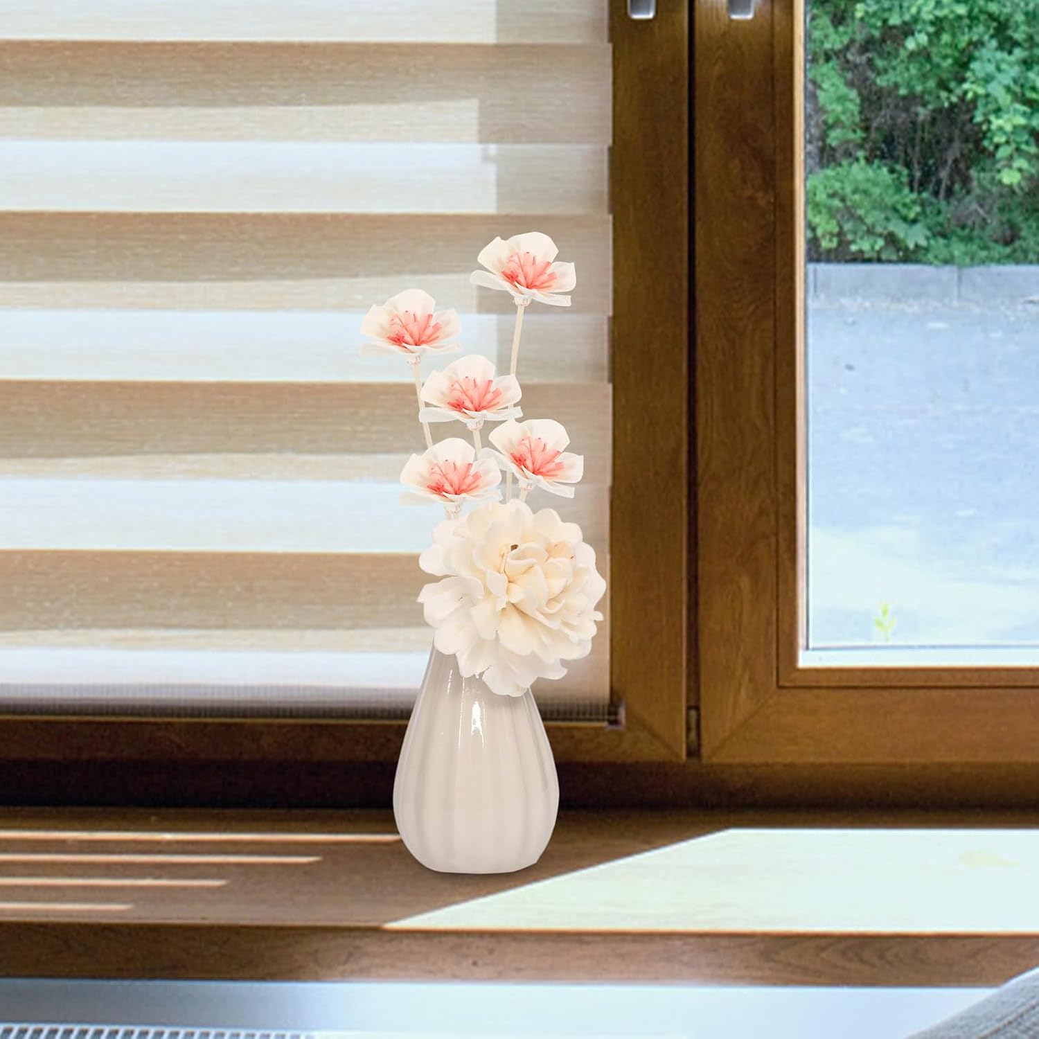 5pcs Flower Aromatherapy Diffuser Sticks Paper Wood Decorative