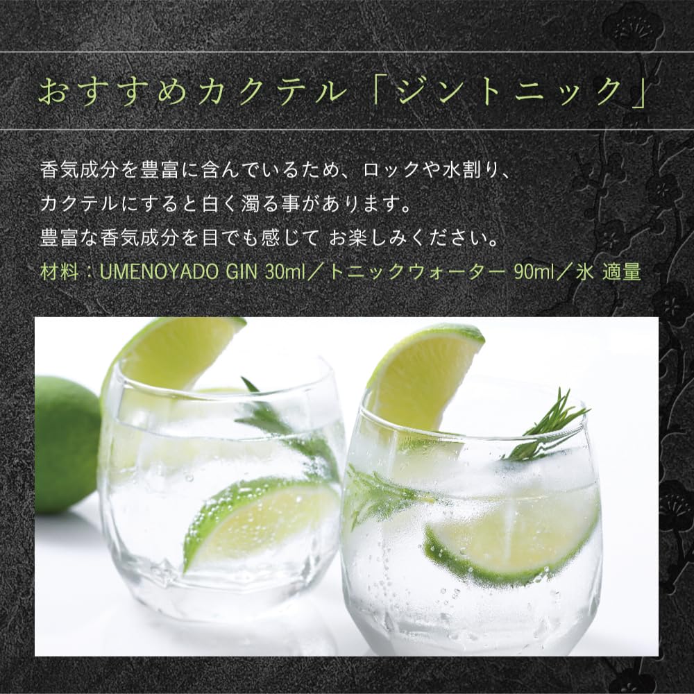梅乃宿クラフトジン 750ml 柚子林檎 ジャパニーズクラフトジン GIN 3箱 UMENOYADO GIN 750ml | 梅乃宿酒造公式オンラインショップ