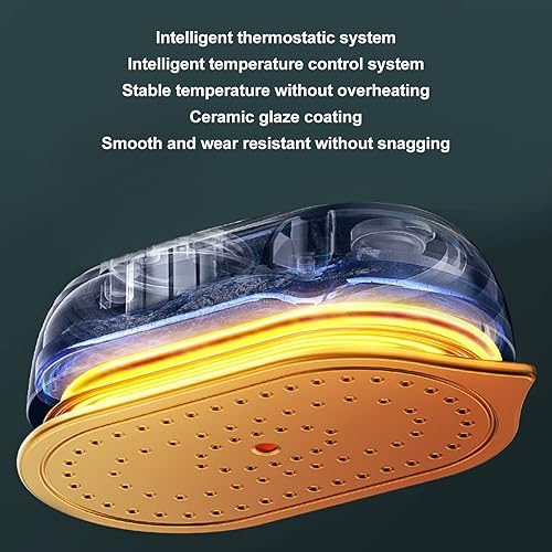 Miniatura 7 de Mini plancha para manualidades, mini plancha de calor, precalentamiento rápido, planchado en seco a nano vapor, temperatura constante, mini máquina