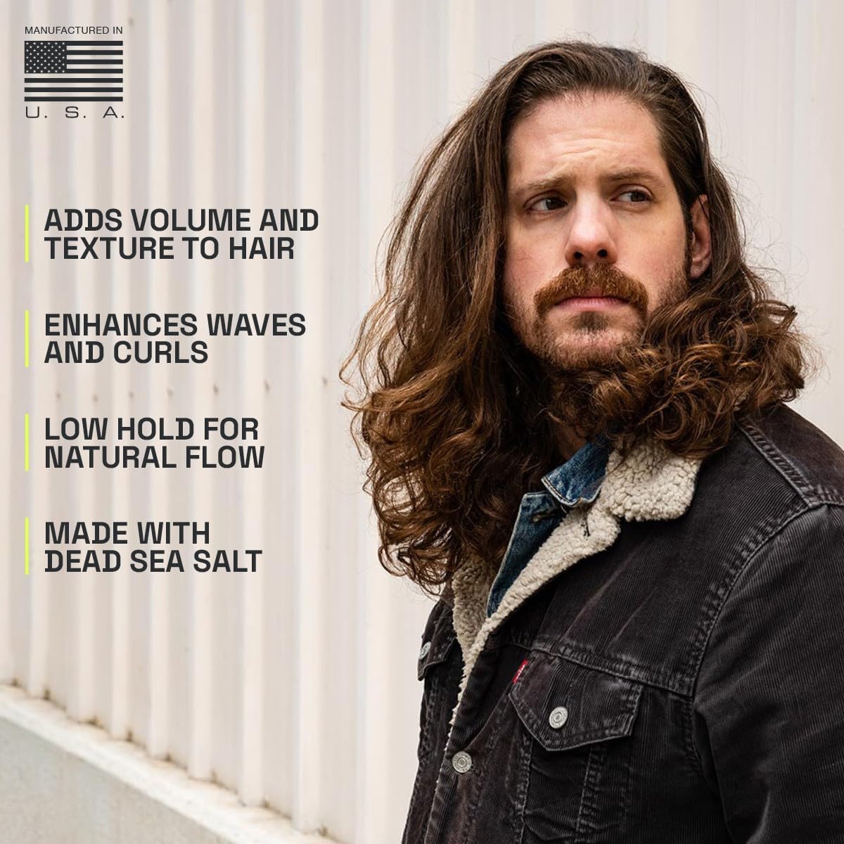 Beardbrand Sea Salt Spray for Men – Texturizing Hair Mist with Bold Fortune Scent | Adds Volume & Natural Matte Finish | Beach Waves, Lightweight Hold – 4 fl oz - Image 2