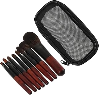 Juego de brochas de maquillaje portátil para ...