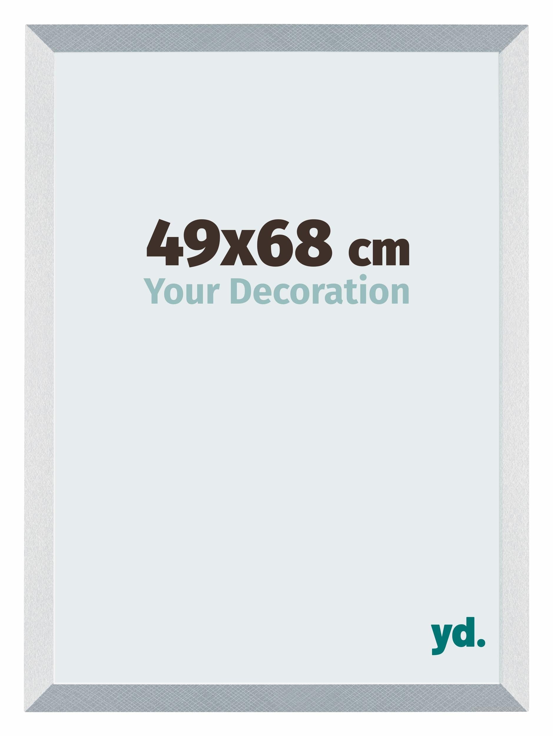 Your Decoration - Puzzle frame 49x68 - Aluminum Brushed - Puzzle frame 500-1000 Pieces - MDF Photoframe - Mura