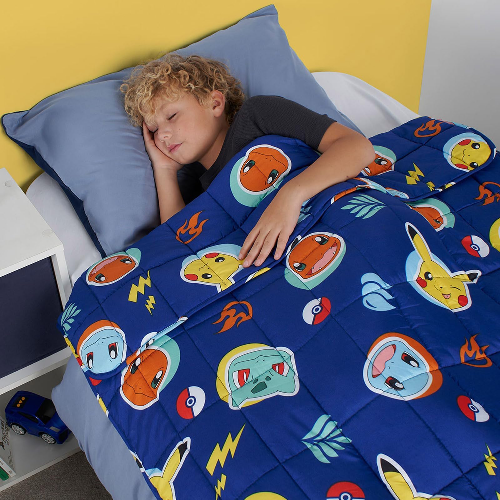 OHS Pokémon 3kg Weighted Blanket for Kids, Pokémon Gifts Boys Weighted