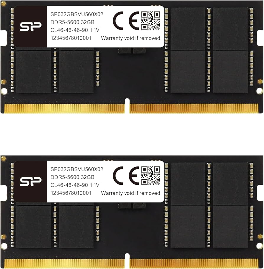 Amazon.co.jp: シリコンパワー DDR5 64GB キット (2 x 32GB) 5600MHz