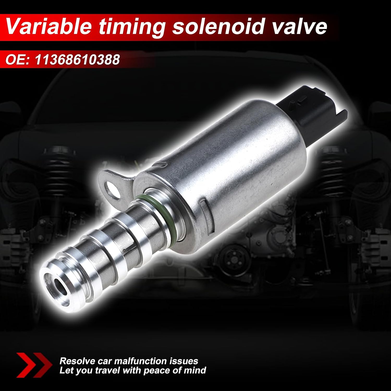 11368610388 Intake Exhaust Engine Camshaft Position Engine Variable Valve Timing Solenoid VVT 2007-2016 For Mini Cooper R55 R56 R57 R58 R60 R61 Replat # 11367564734 11367566652 11367587760 11367604292