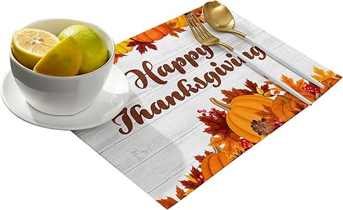Miniatura 12 de Camino de mesa de Acción de Gracias de 108 pulgadas de largo para otoño, hojas de arce, hojas de otoño, cosecha, calabaza, caminos antideslizantes