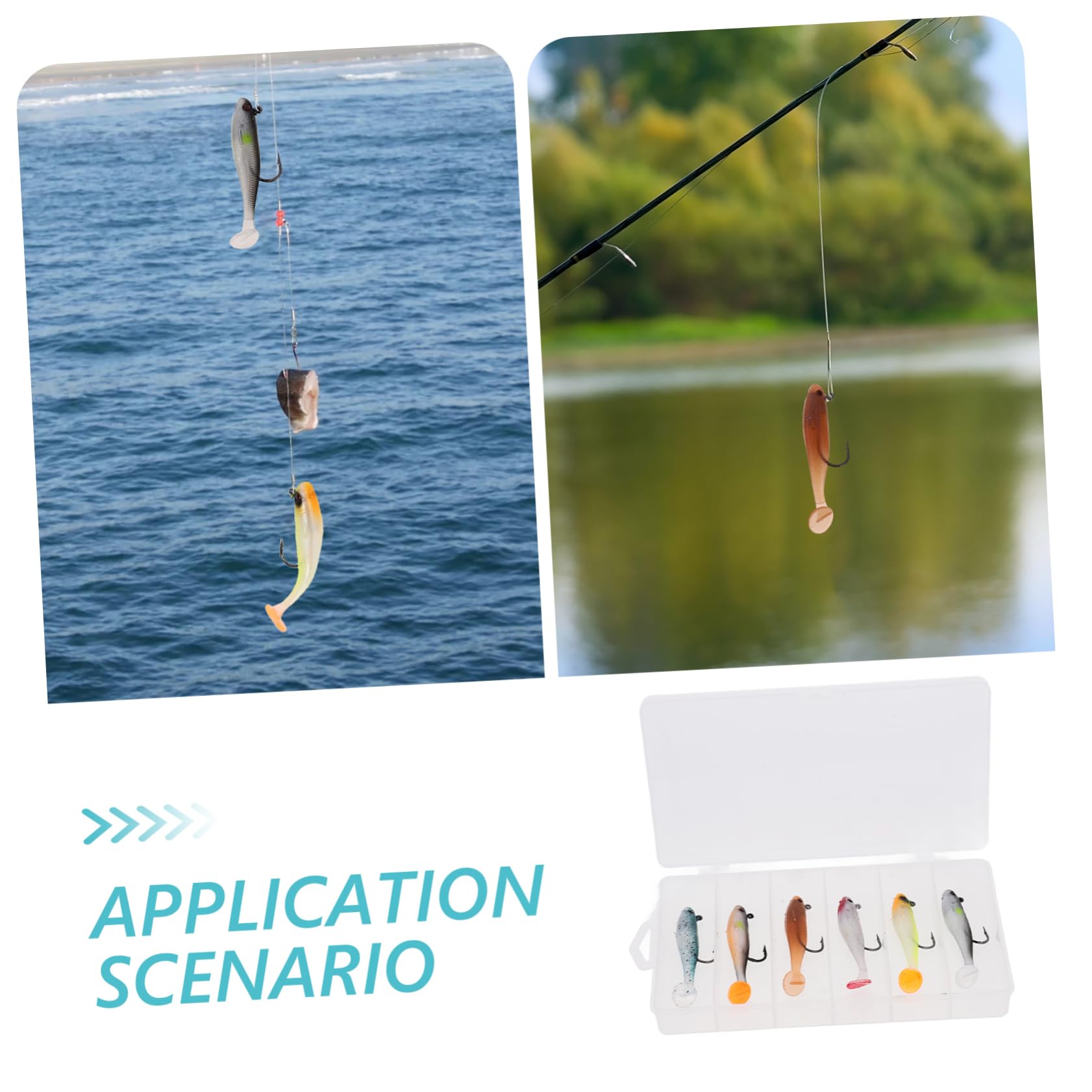 Toyvian Appât pour Bar Leurres De Basse Accessoires De Pêche Appâts Cuillères Appâts De Pêche Artificiel Leurre De Pêche Coloré Eau Salée Sel Acier Inoxydable 6 * 3