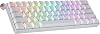 Ranked N60 Nova 60% Form Factor | Hot Swappable Mechanical Gaming Keyboard | 61 Keys Multi Color RGB LED Backlit for PCMac Gamer White, Gateron Yellow
