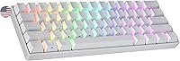 Vista 9 de Ranked N60 Nova 60% Factor de Forma Teclado Mecánico Gaming Hot-Swap 61 Teclas Retroiluminado LED RGB Multicolor para Jugadores de PC/Mac Negro