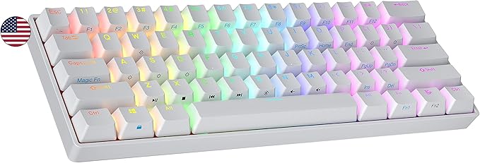 Ranked S60 Supernova 60% | Teclado Mecánico Hotswap | 61 Teclas LED RGB…