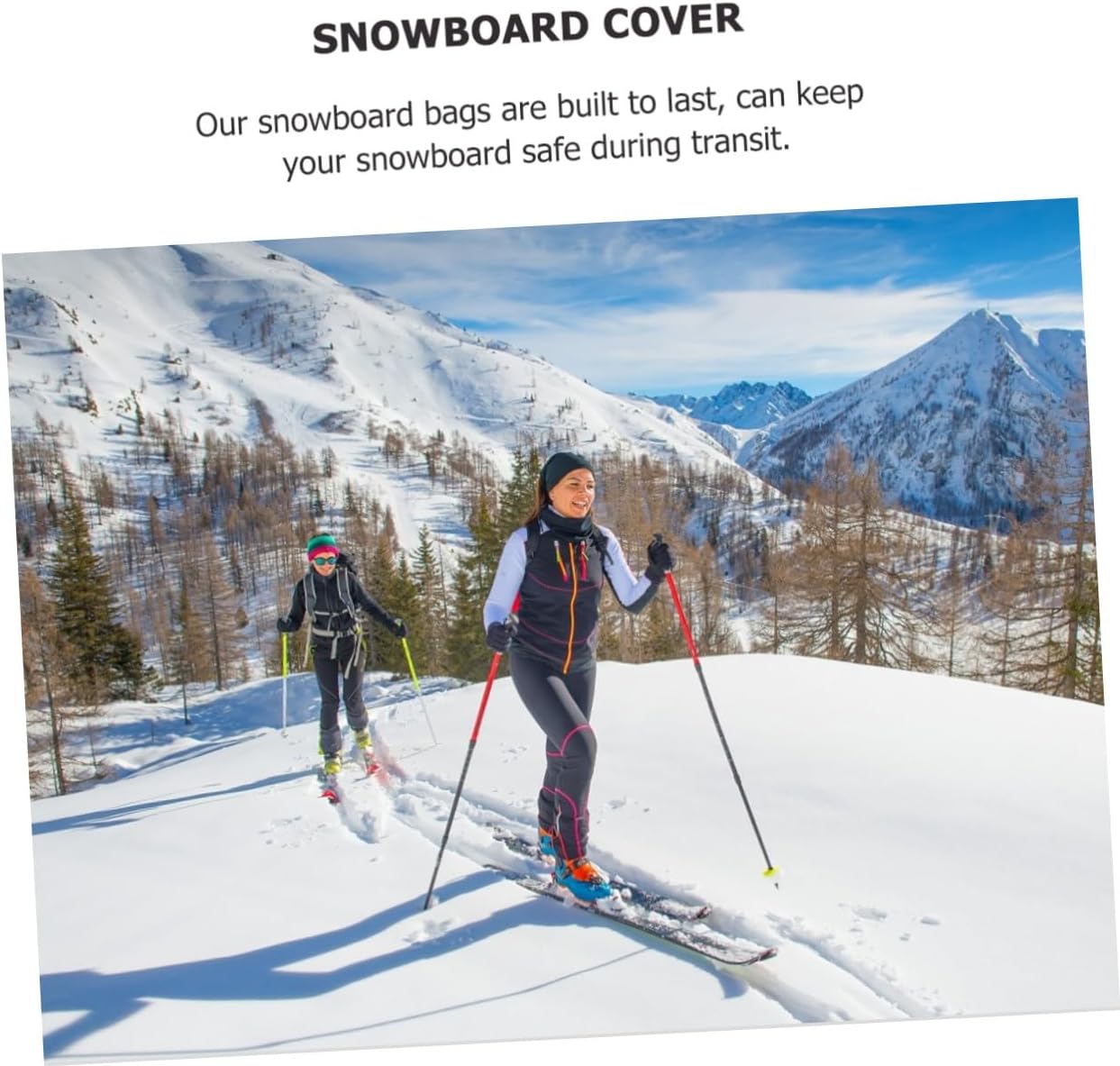 BESTonZON Snowboard Bag Lightweight Snowboard Storage Cover with Shoulder Strap Portable Ski Gear Backpack for Travel and Outdoor Snowboarding