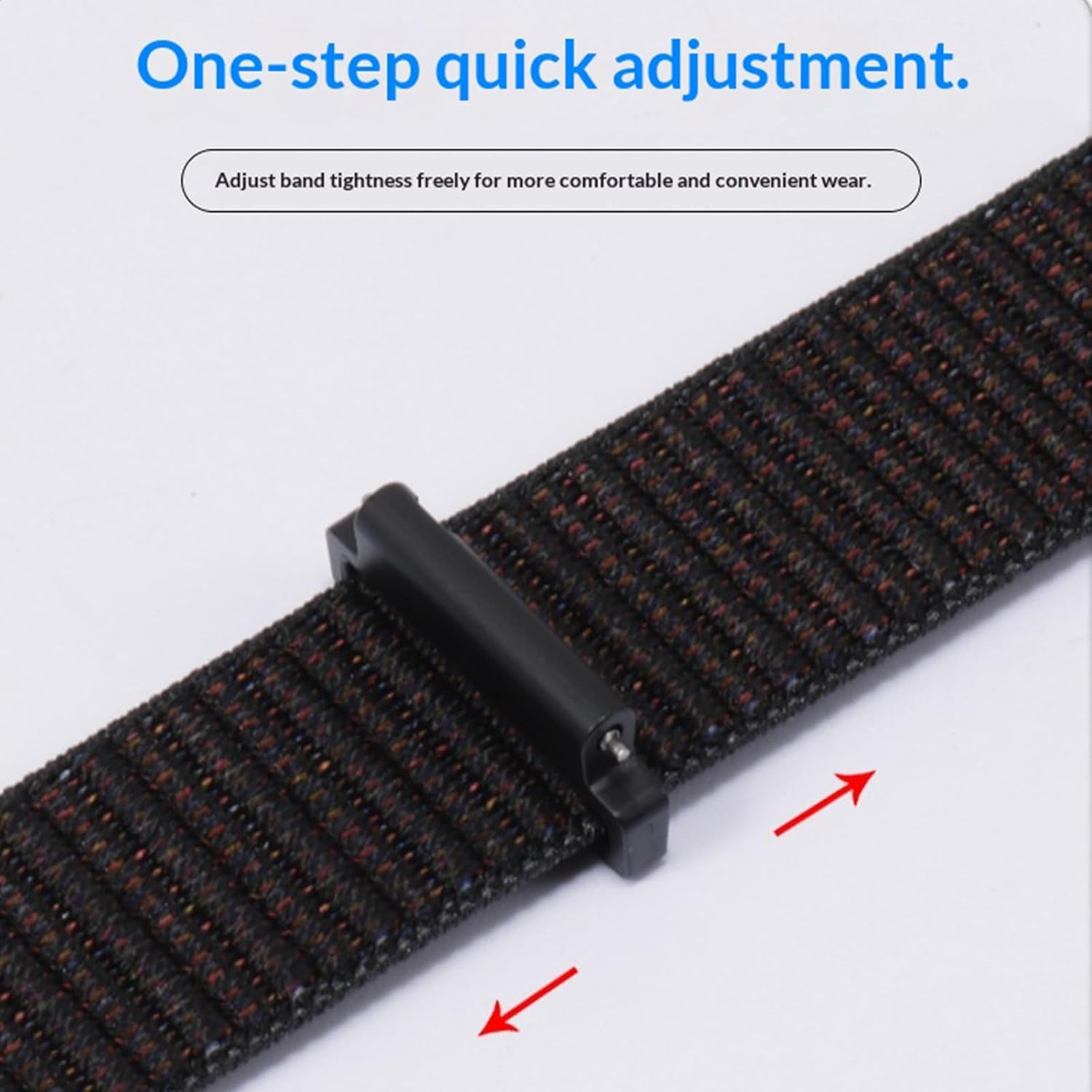 Nylon Bands Compatible with Amazfit Active Max/Balance 2/Bip 6/Bip 5/GTR 4/3/2/GTR 47mm Smartwatch, Quick Release Adjustable Sport Strap for Yoever LW83 IDW28/QONBINK TG38/Quican IDW13/Jugeman Y66/TRAUSI TG08/JeeJTek TGW008/Csasan T70 Men & Women image 5