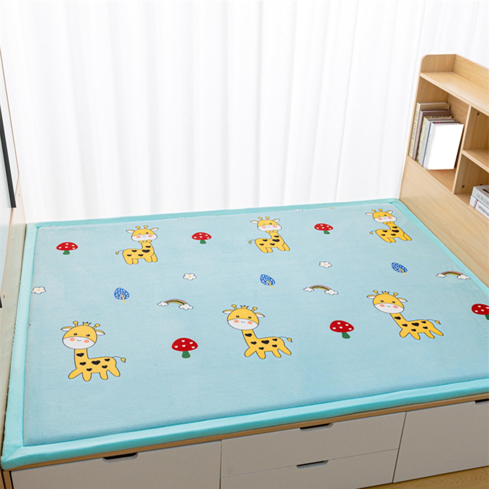 Tapis de salon super doux sans perte de poils | Grand format 200 x 280 cm antidérapant