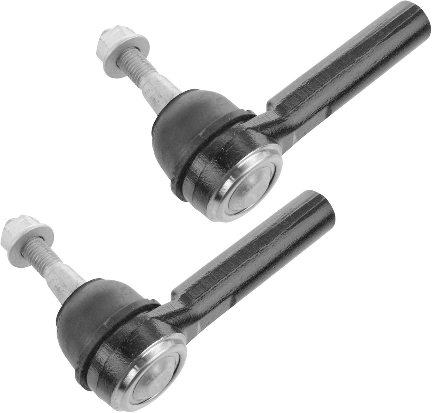 Inner and Outer Driver and Passenger Side Tie Rod Set 4 Piece Compatible with 2010-2017 Chevrolet Equinox L4 2.4L 2010-2017 GMC Terrain L4 2.4L
