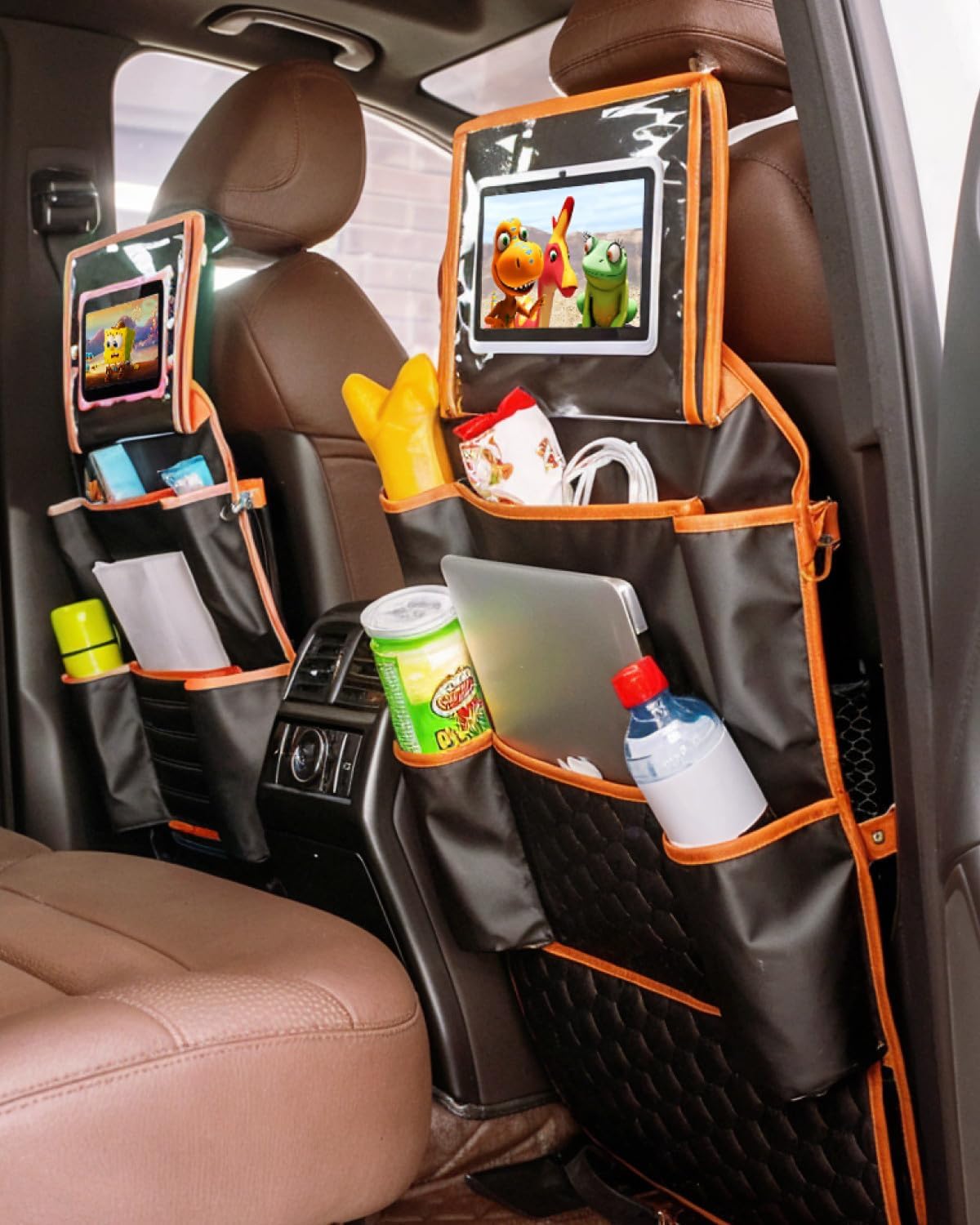 Owleys Set Seat Back Organizer $ Car Seat Protector Hexy Twins