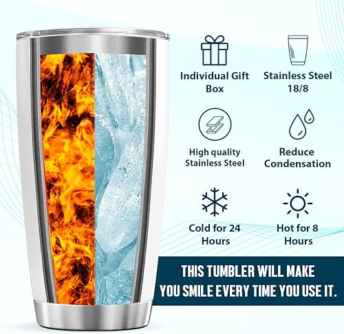 Miniatura 6 de Vaso de café personalizado con inicial de calavera, girasoles, taza de viaje con tapa con nombre personalizado, cita inspiradora, regalos de