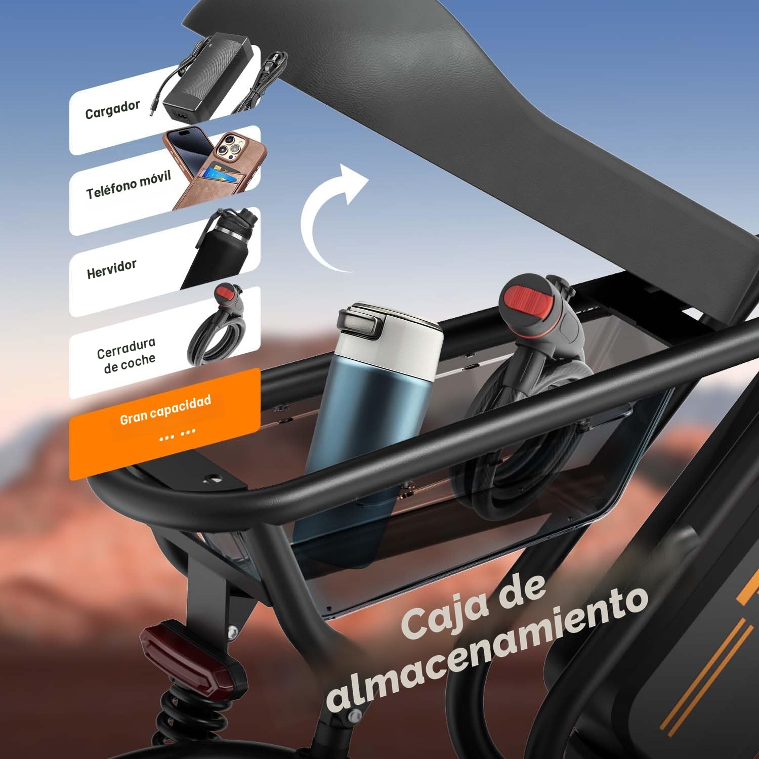 URLIFE de 16" x 3.0 Bicicleta Electrica, Batería Extraíble de 48 V y 13 Ah, Motor Sin Escobillas de 250 W, Autonomía de 100 km, Bici Eléctrica con Doble Suspensión, E Bike para Adultos