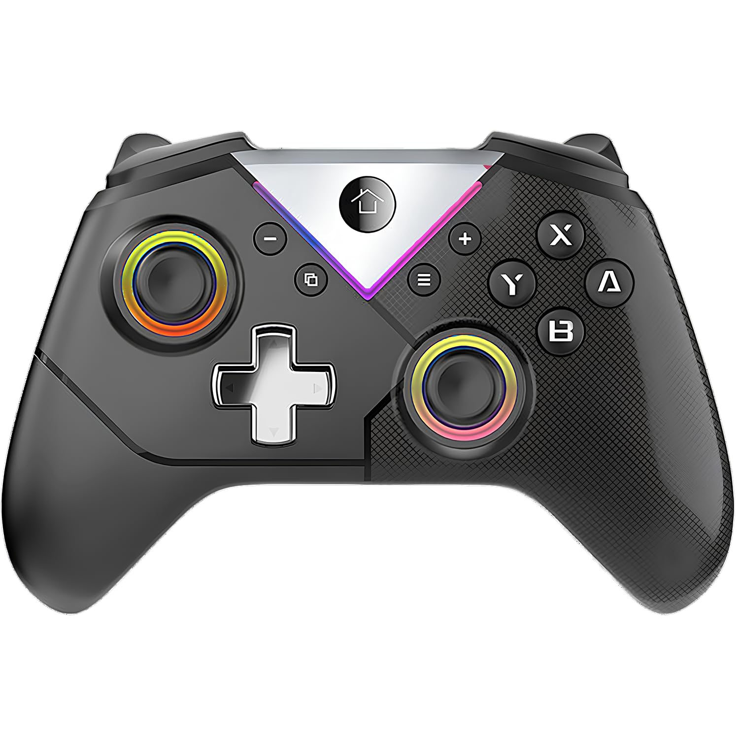 Offbeat Nexus Bluetooth 5.2 wireless RGB gaming Controller for PC, PS3 | Tri-mode BT, 2.4ghz wireless, wired gamepad | Hall effect magnetic triggers & joystick | Macro programmable button with bottom M1 M2 extra keys and turbo mode | 600 Mah type C charging 12 hours battery backup-image-25