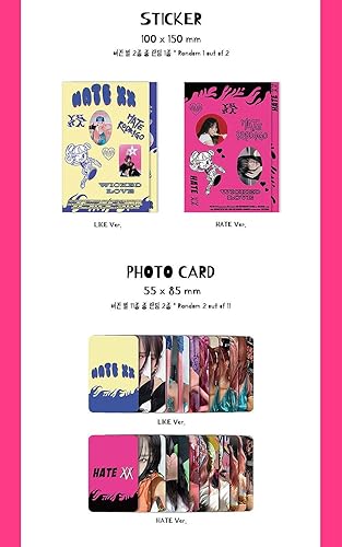 Miniatura 6 de YENA HATE XX 2nd Single Album ( HATE Ver ) K-POP SEALED