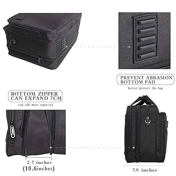 Amazon | 18 – 18.5インチのラップトップバッグ、防水ビジネス