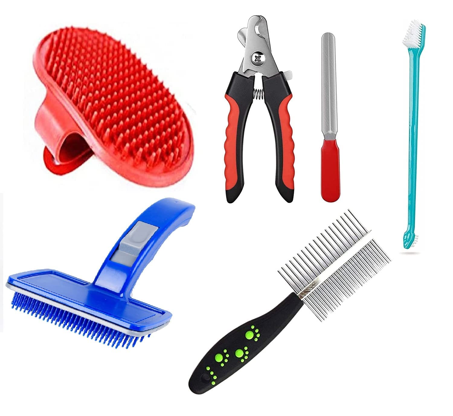 See full amazon price history chart for DRK Shopmart 6 in 1 Dog Grooming Kit Bath Brush| | Toothbrush | Double Side Comb | Nail Cutter | Nail Filler | Pet Self Cleaning Slicker Brush | Pet Spa Kit DRK Shopmart 6 in 1 Dog Grooming Kit Bath Brush| | Toothbrush | Double Side Comb | Nail Cutter | Nail Filler | Pet Self Cleaning Slicker Brush | Pet Spa Kit (B0CLLW96BK) Amazon Price History, Amazon Price Tracker