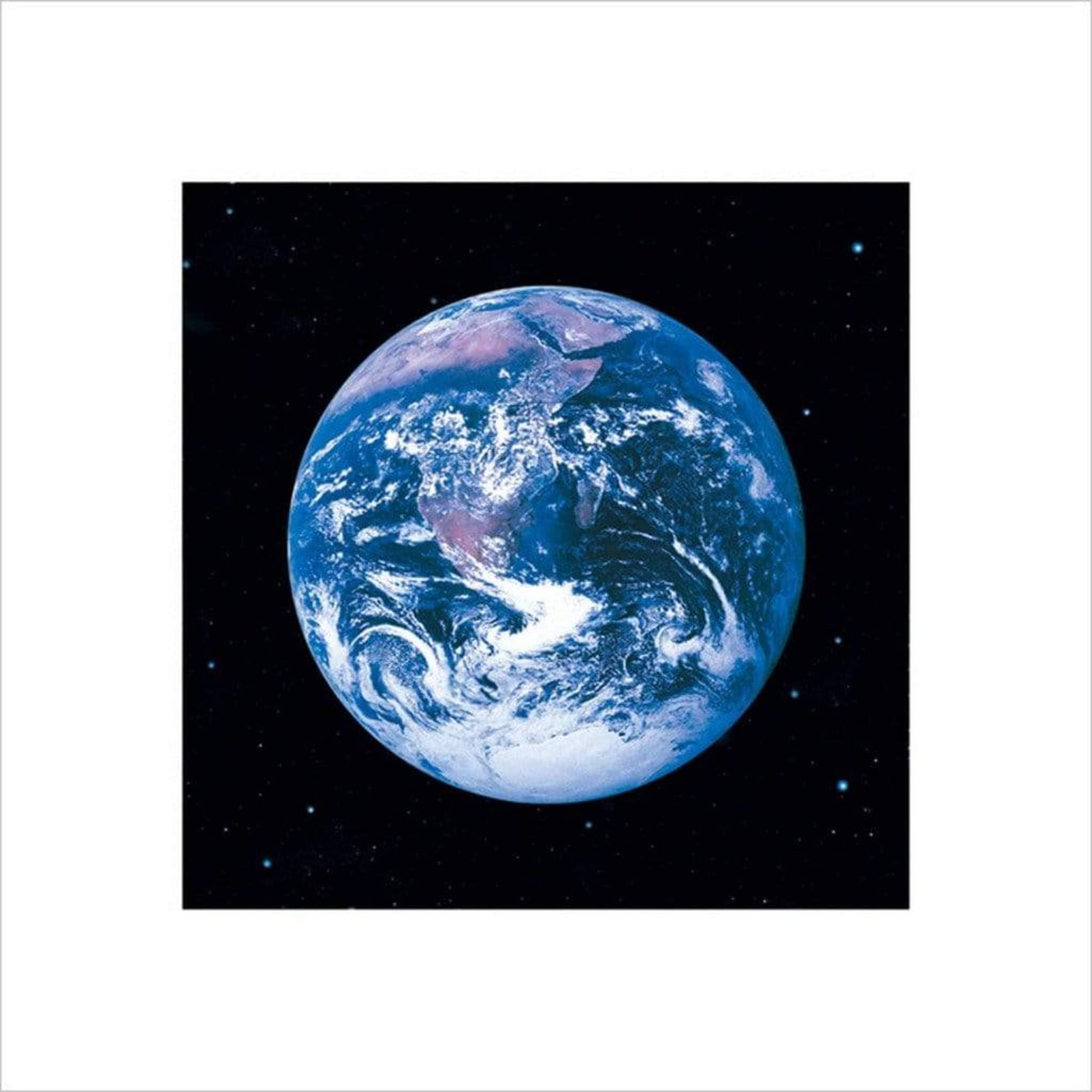 Pyramid International " The Earth Art Print, Multi-Colour, 40 x 40 x 1.3 cm