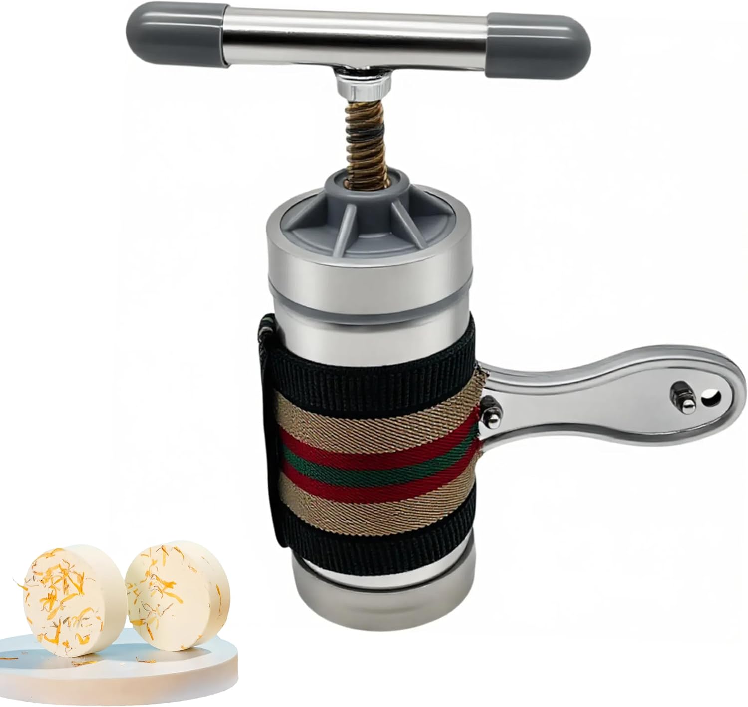 Bath Bomb Press Machine & Shower Steamers Maker Kit – Craft Bath Fizzies & Aromatherapy Tablets Handheld Press, DIY Gift Set for Women, Kids