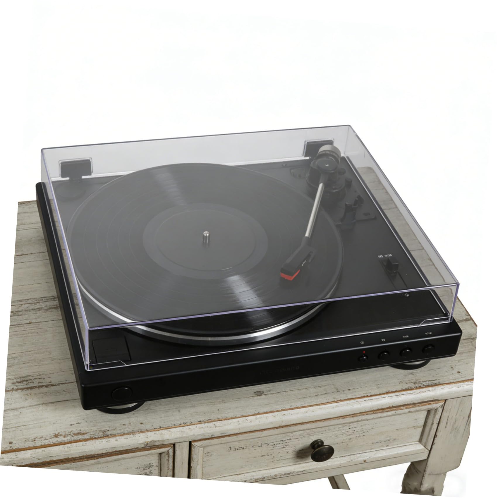Copertura antipolvere per in acrilico trasparente - Protezione per stereo in ambienti audio casalinghi - Dimensioni 16,2x13,2x2,4 pollici, facile da montare