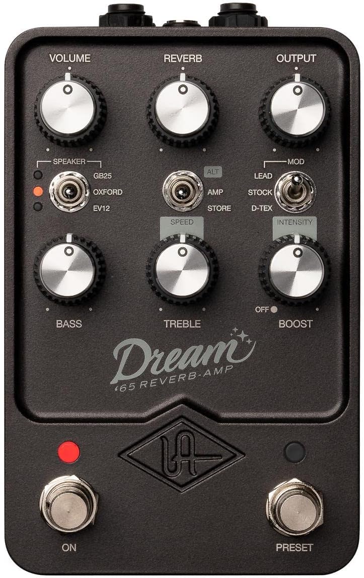 Amazon.com: Universal Audio UAFX Dream '65 Reverb Amplifier Pedal