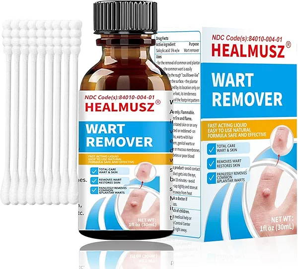WARTREMOVER- salicylic Acid 5% Fast-Acting Wart Freeze Off - Wart Removal for Genital Wa rt, H Wa rts, Common Wa rt, Flat Wa rt, Corn, Callus, Wa rts, Plantar Wa rt Remover for Feet