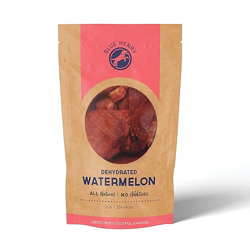 Rebanadas de sandía deshidratadas 3 onzas más de 20 rebanadas