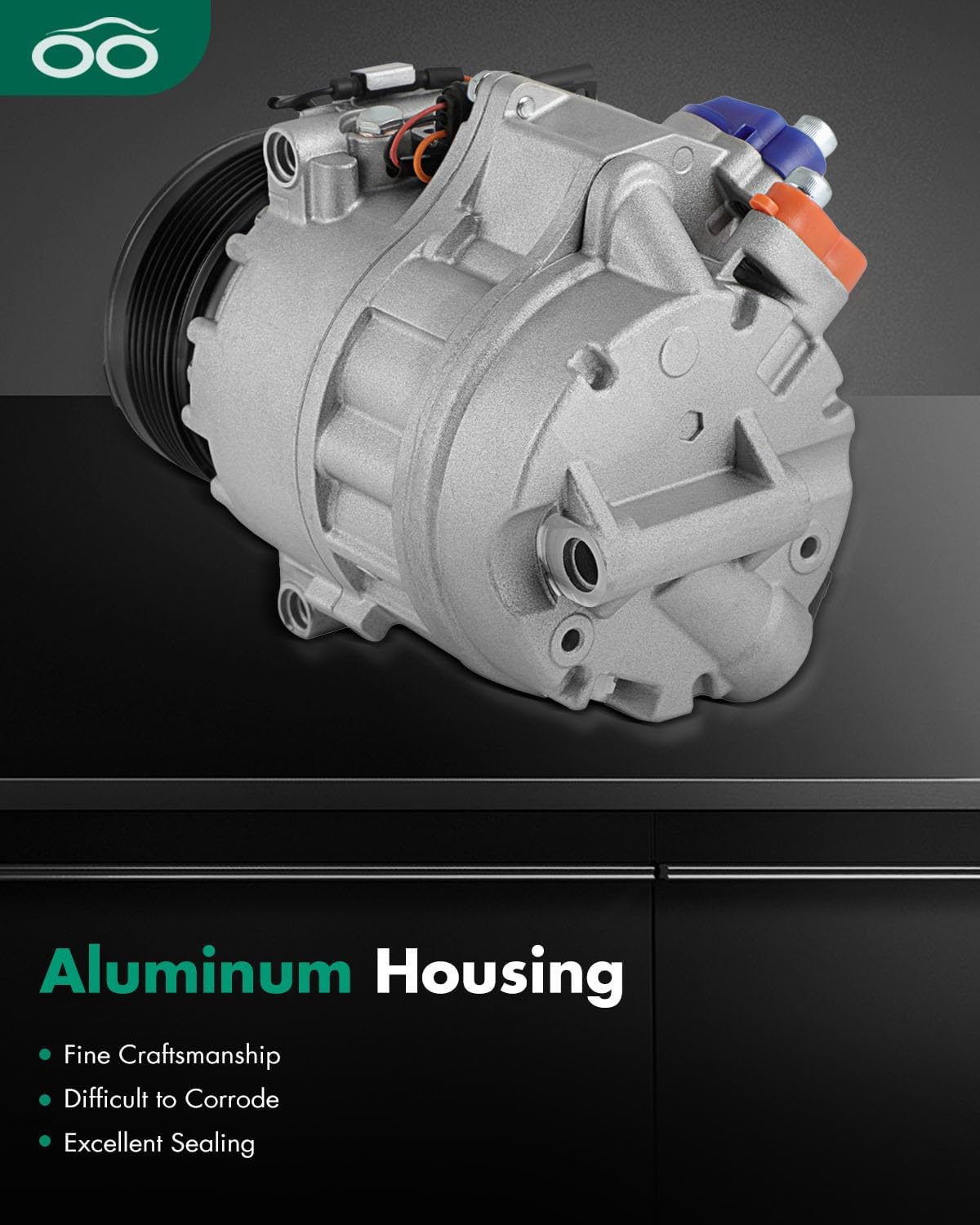 30020C AC Compressor Fit for BMW X5 3.0L 2007-2010 Air Compressor with Clutch 64509121758 64529185142