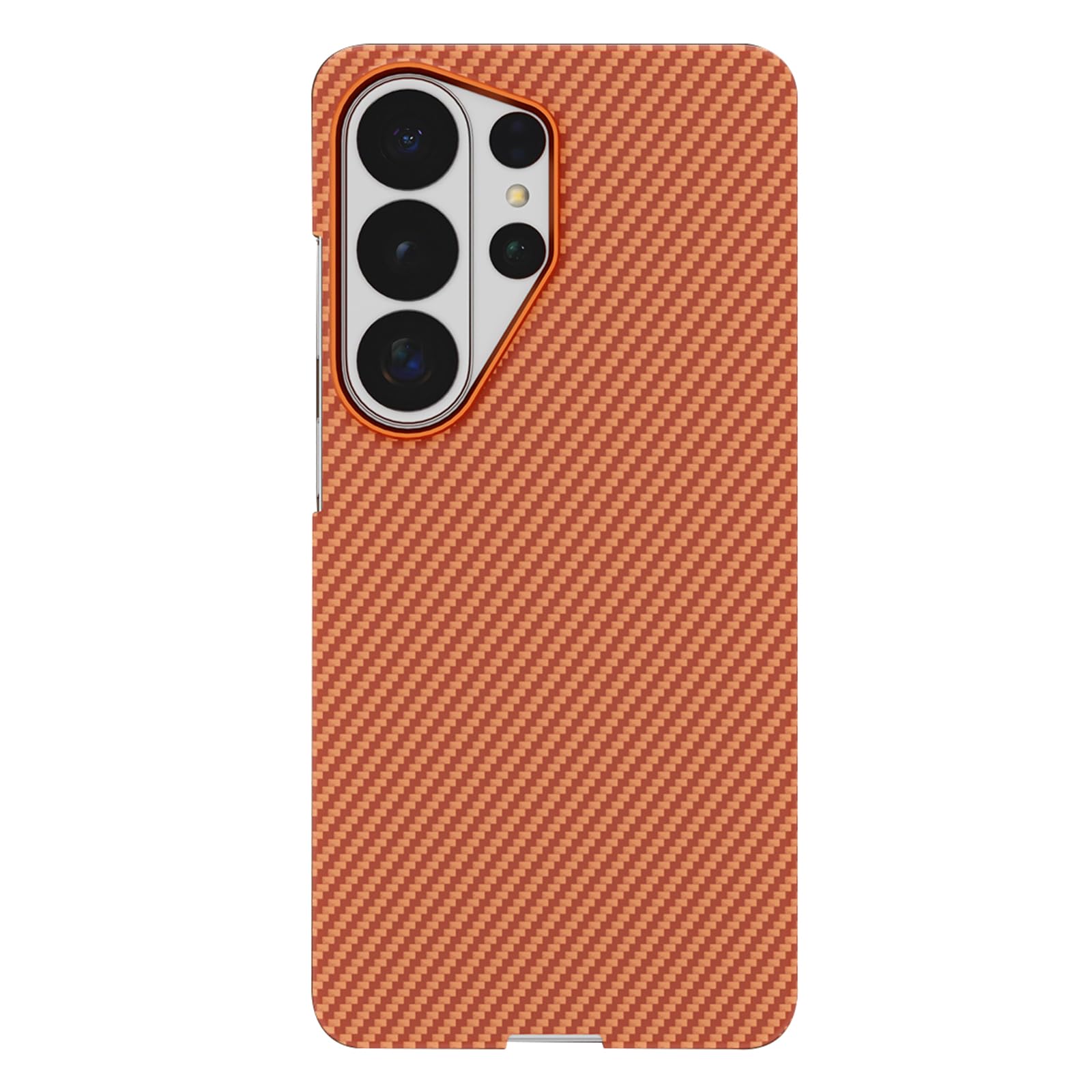 Étui fibre de carbone Samsung S26 Ultra coque mince mate avec cadre métal