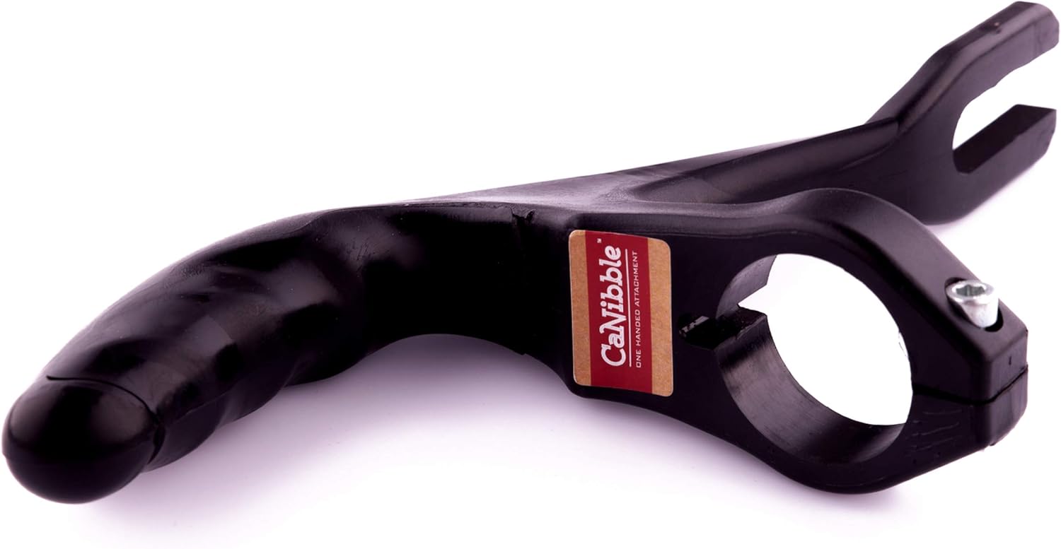 One-Handed Attachment. Combines Your Drill and CaNibble Professional Nibbler into One Unit.