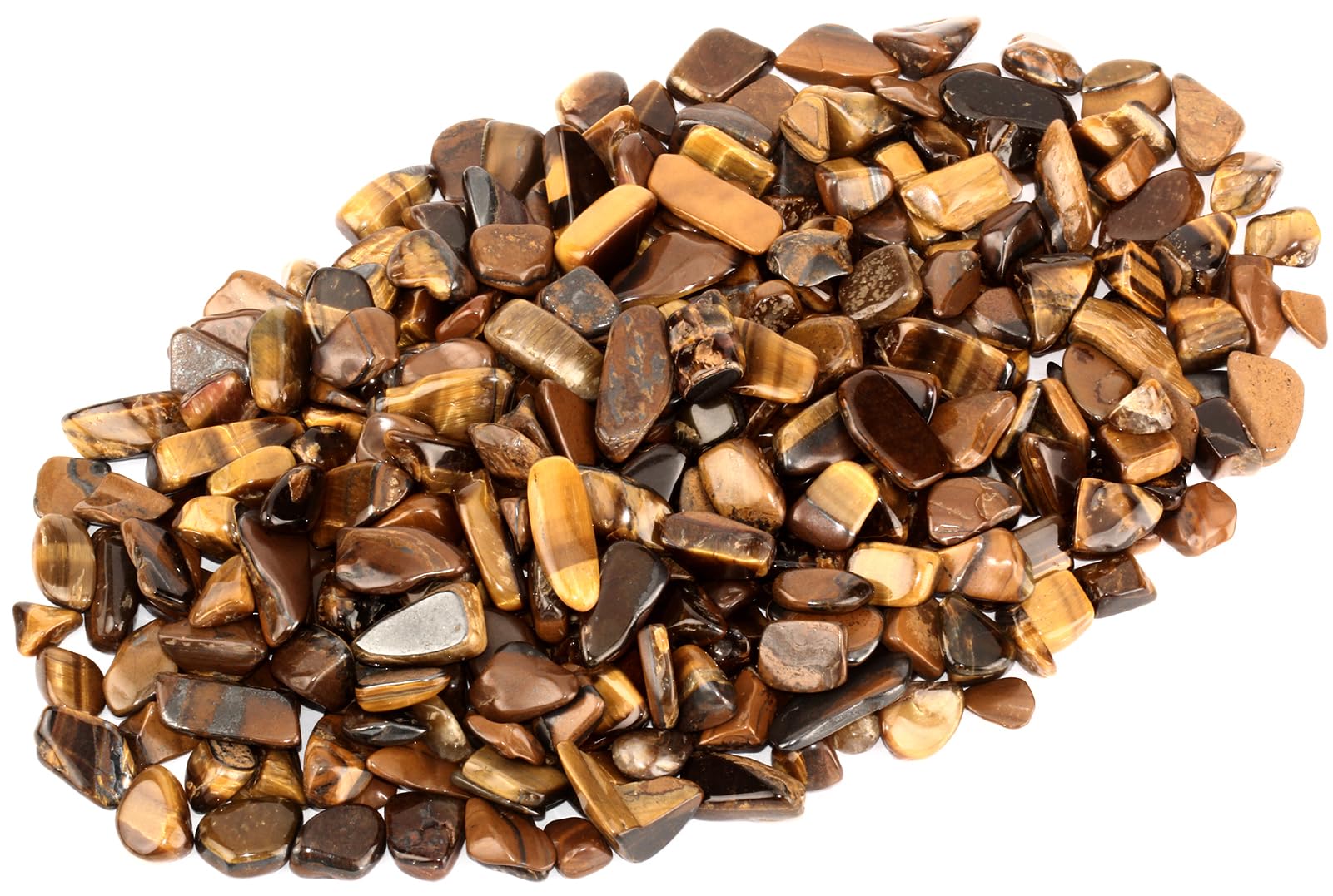 ZenQ 1 lb Crystal Chips, Tumbled Stone Chips for Crafts