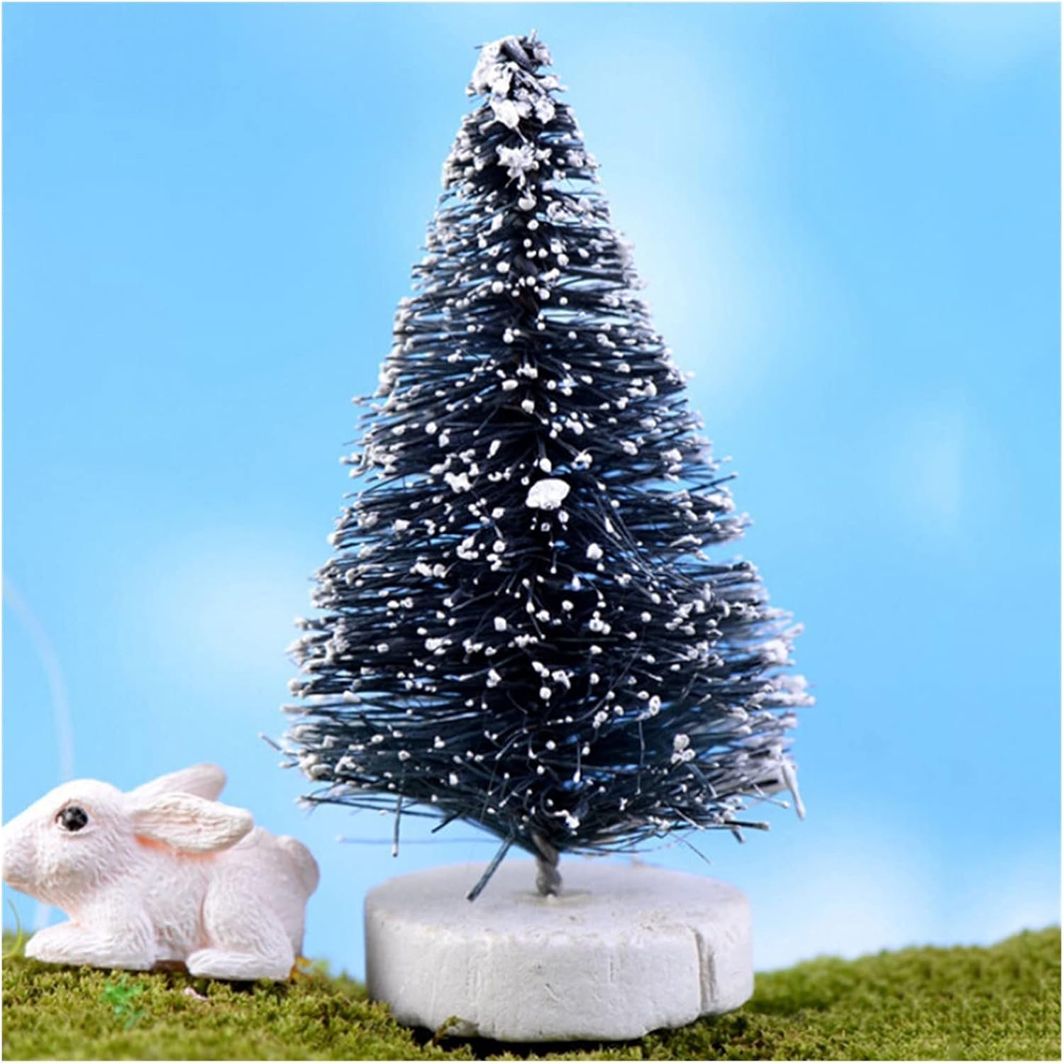10pcs Mini Tree Fairy Garden Decorations Miniatures Micro Landscape Resin Crafts Miniatures Garden Terrarium Accessories(8)