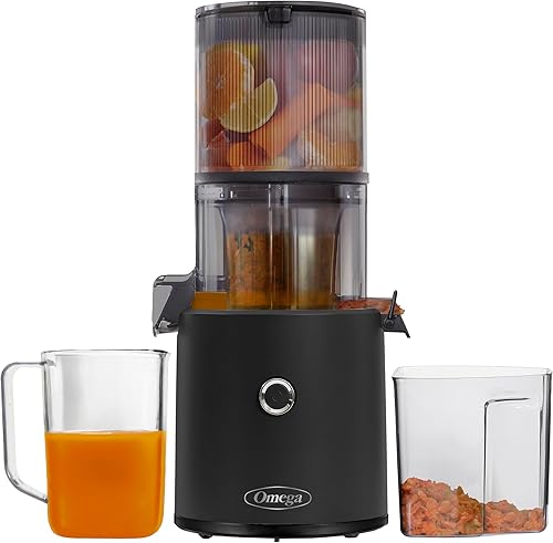 Miniatura 10 de Omega Juicer JC2022GY11 - Extractor de jugo de frutas y verduras de masticación lenta en frío, serie sin esfuerzo para jugo por lotes con tolva