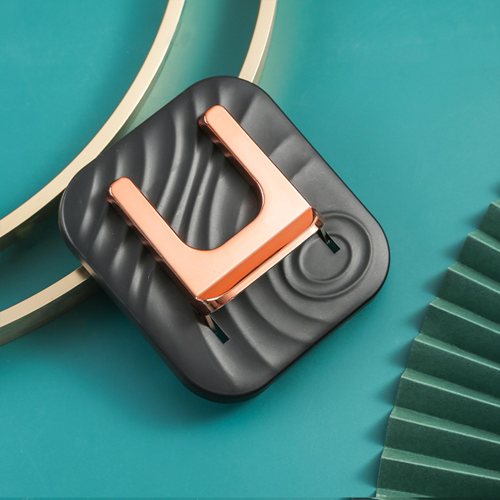 Kuber Industries Hair Dryer Stand Holder for wall | Clip Style Hair Tool Organiser | Bathroom Accessories | Hair Straightener Holder - Black (B0D8FZGTZD) Amazon Price History, Amazon Price Tracker