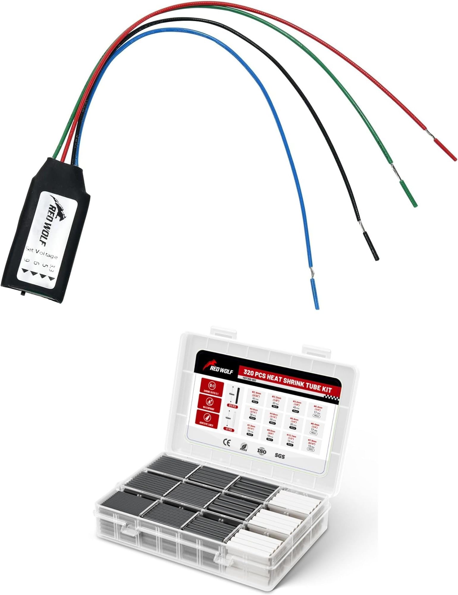 DUNTUO DC Voltage Converter - 12V To 3.3V/5V/6V/9V Step Down Regulator For Car Backup Camera, Radio, Dash Cam & Accessories - View #14