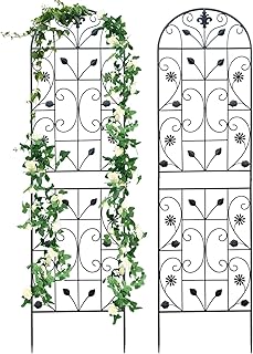 12 Privacy Fence Ideas on a Budget That Actually Work 34 Maidapulu, Trellis for Climbing Plants Outdoor, (2 Pack 70.8x19.6-inch),...