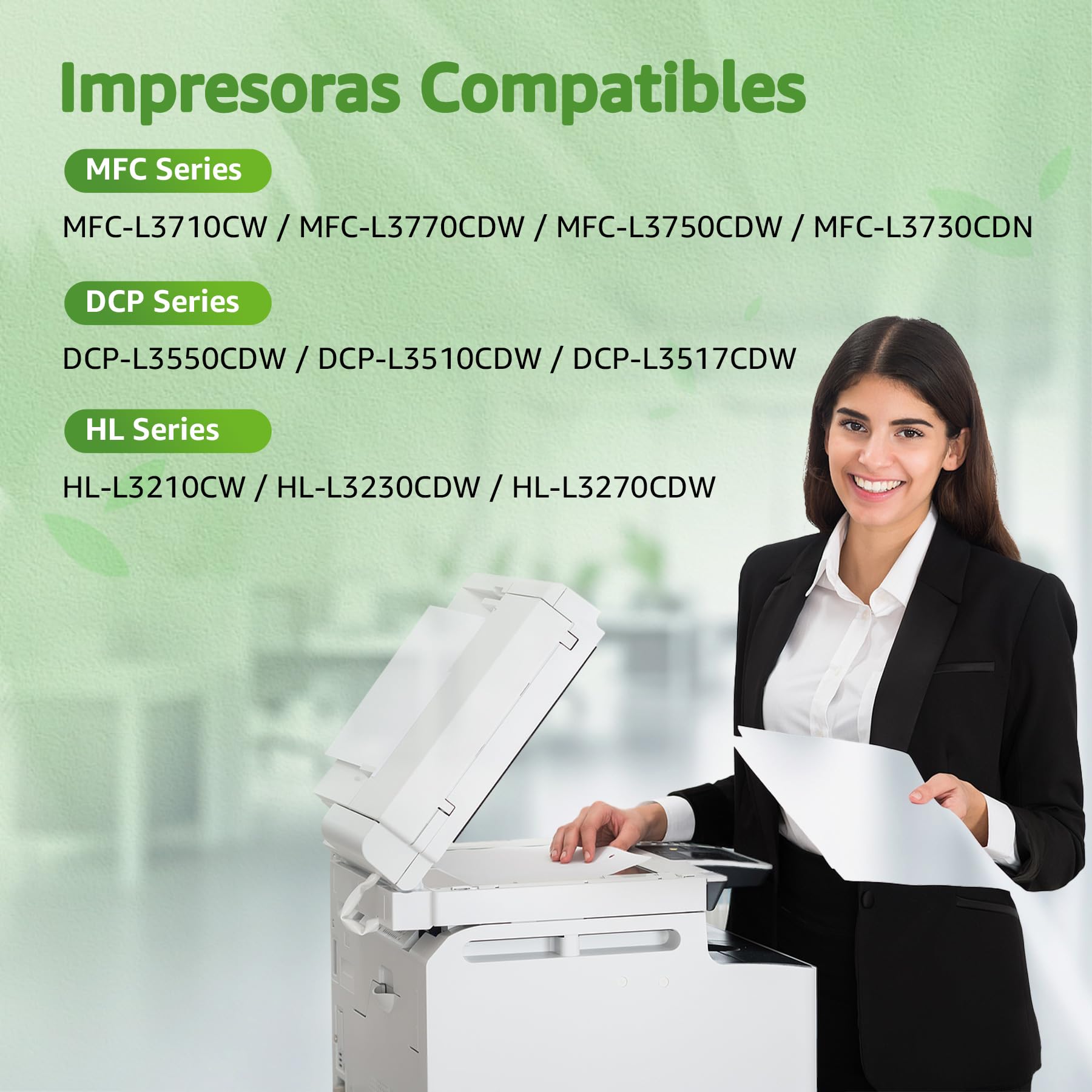 GREENSKY TN247 TN243CMYK Compatible para Toner Brother DCP-l3550CDW TN-243CMYK TN243 Brother hl-l3270cdw DCP-L3550CDW MFC-L3750CDW MFC-L3770CW HL-L3270CDW HL-L3230CDW DCP-L3510CDW HL-L3210CW