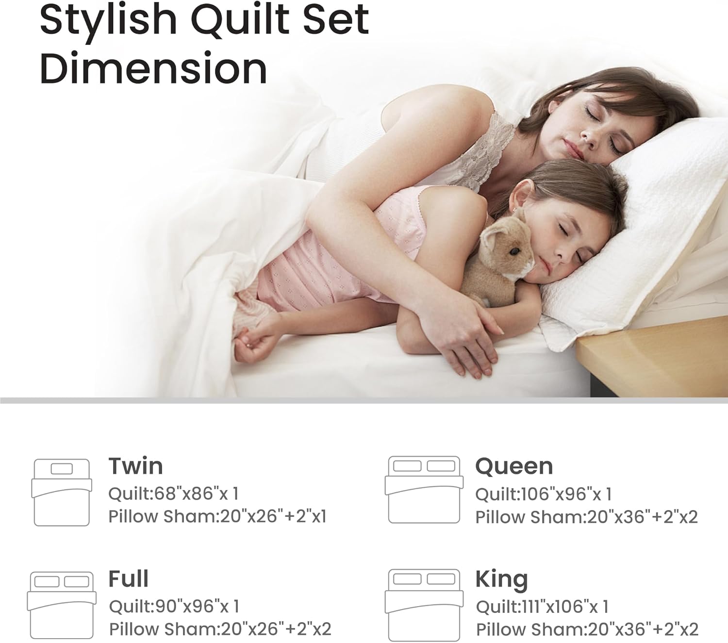 Sophia & William Coral Pink Queen Patchwork Quilt Set - 3 Piece Lightweight Reversible Damask Coverlet with Floral Border Pattern, 1 Quilt (90x96”), 2 Pillow Shams (24x30) with 2" Decorative Flanges