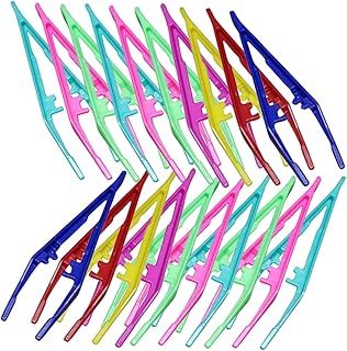 WOONEKY 60 pinzas de plástico para cejas, kit...