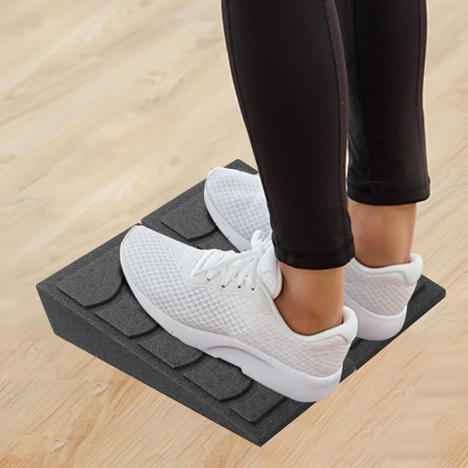 Rolling With It Professioneel verstelbaar houten schuine plank - kuitbrancard - verhoging van flexibiliteit, mobiliteit, pijnverlichting - antislip ontwerp - accessoire voor staand bureau