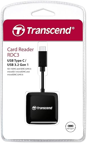 Miniatura 3 de Transcend USB 3.2 Gen 1 USB Type-C lector de tarjetas multifuncional TS-RDC3