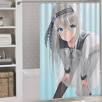 ぼ*ち様 ★新品未開封★ シャワーカーテン ご注文はうさぎですか？？ Amazon｜シャワーカーテン ご注文はうさぎですか 66x72Inch