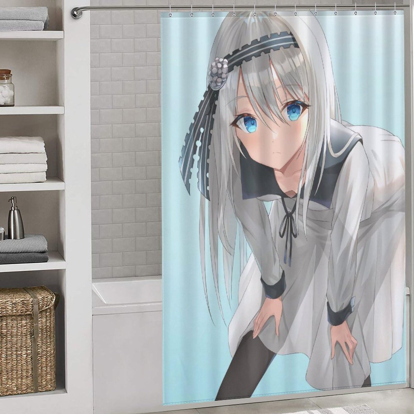 Amazon｜シャワーカーテン かわいい アニメ柄 かぐや様は告らせたい