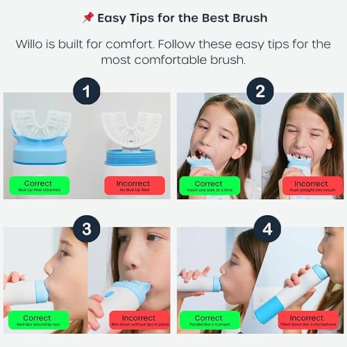 Miniatura 9 de Willo BrushBot, Bubble Twist sin flúor, mediano